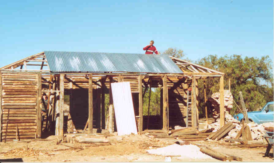 Cookhouse, part roof