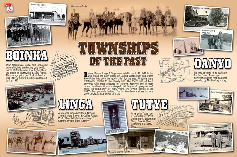 Local mallee townships